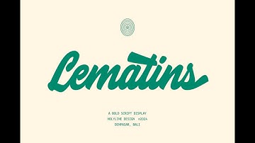 Lematins Font Download