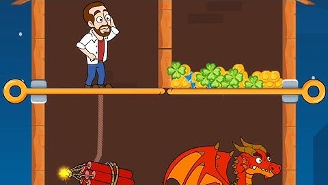 Home Pin Gameplay All Game Level Solution Pull Him Out/ Pull The Pin