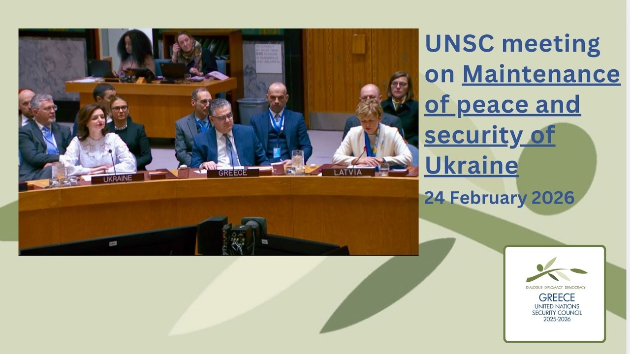 Statement of Greece at UNSC 10110th meeting on Ukraine