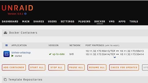 How to create a backup server on Unraid