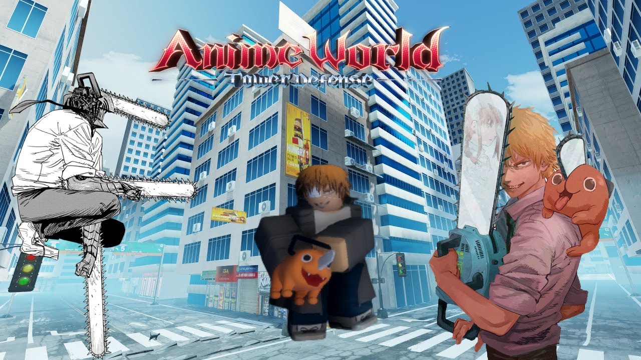 Anime World Tower Defense Denji EVOLVED Showcase (Chainsaw Man) 