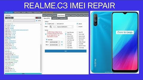 Realme C3 IMEI Repair by DFT Pro tool