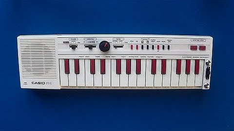 Casio PT-1 circuit bent - Tetris theme