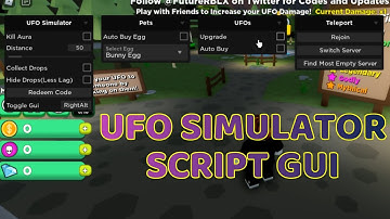 [WORKING!] ROBLOX UFO SIMULATOR SCRIPT GUI | KILL AURA & MORE! | PASTEBIN 2021