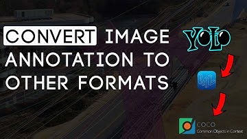 How to convert image annotation datasets to other formats