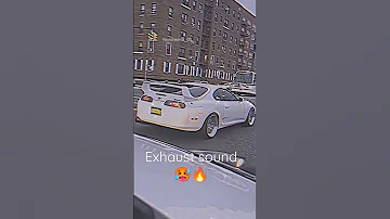 Supra Exhaust Sound 