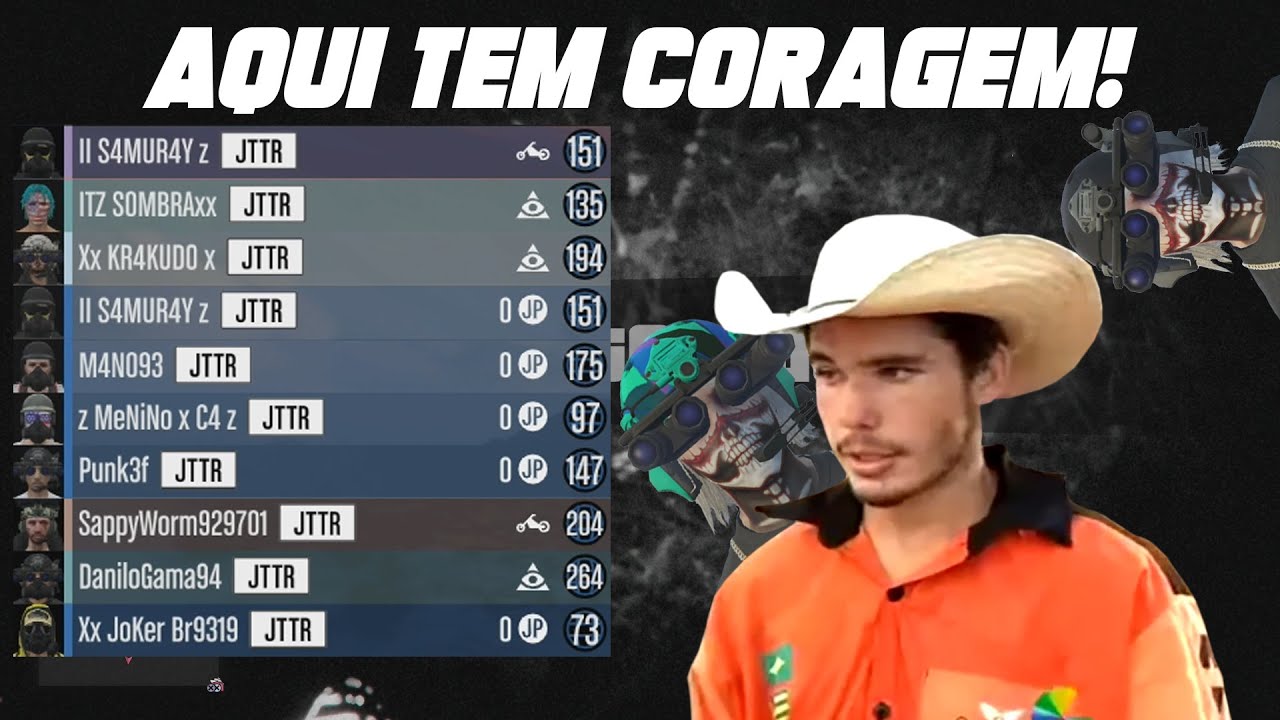 GTA 5 - FUI PRA CIMA DO COMANDO INTEIRO NA SESSÃO PÚBLICA - CORAGEM OU LOUCURA?