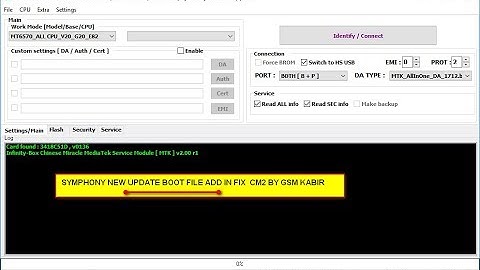 CM2 MT2 V2 00 Symphony Boot File Update