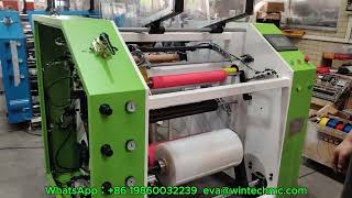 Fully Automatic Stretch Film Rewinding Machine Running Test--High Efficiency Film Rewinder