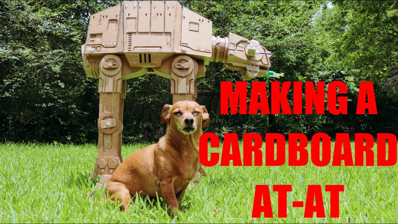 Cardboard AT-AT Walker/ Star Wars