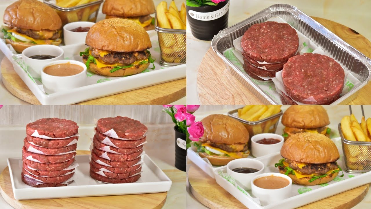 برجر منزلي بصلصلة البرجر المميزه بطريقه بتنافس أطيب المطاعم Homemade Burger