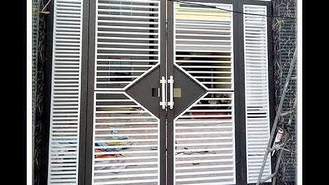 Top 50 mẫu cổng sắt hộp đẹp nhất 2021