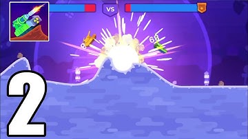 Tank Stars Gameplay Walkthrough Part 2 - (iOS, Android Gameplay)