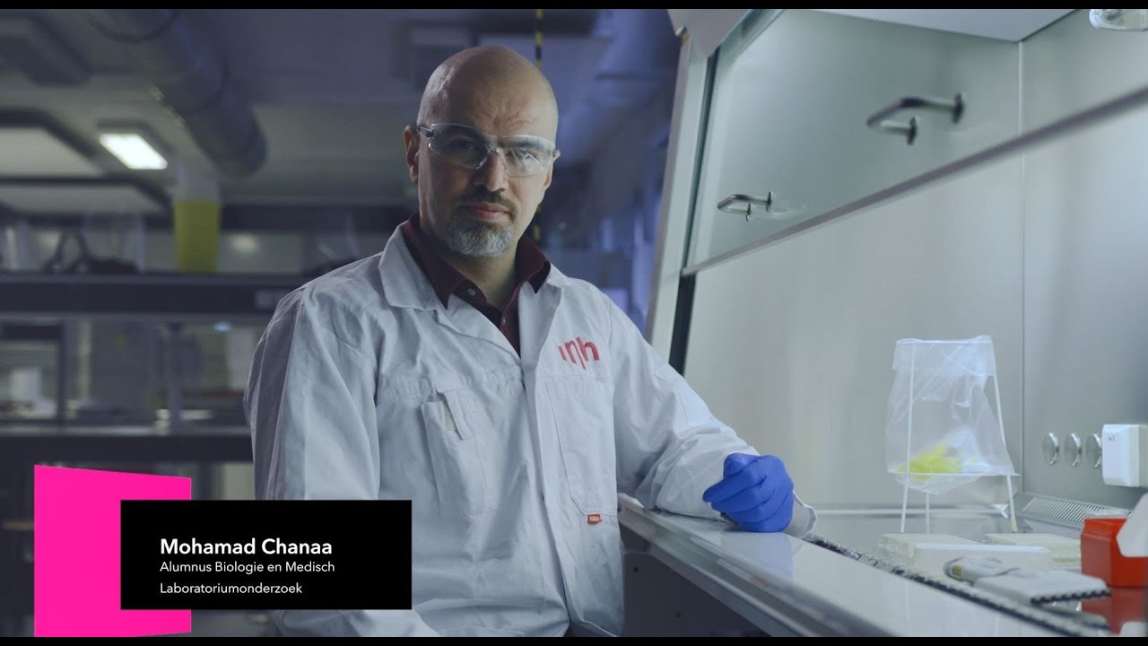 Mohamad deed de opleiding Biologie en Medisch Laboratoriumonderzoek