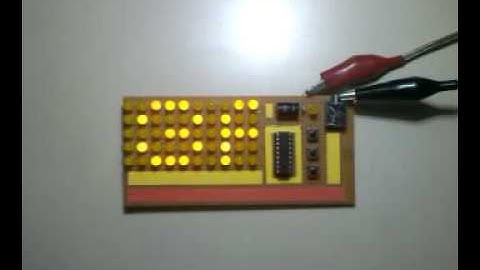 10x5 LED message with PIC16F628