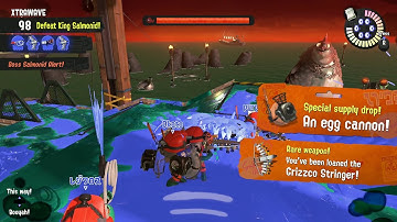 Salmon Run Gameplay (Cohozuna & Grizzco Stringer) - Splatoon 3 [Switch]