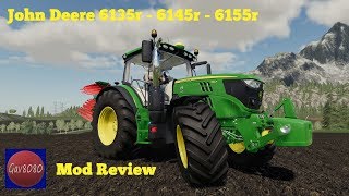 John Deere 6135r - 6145r - 6155r - Farming Simulator 19 Mod Review screenshot 4