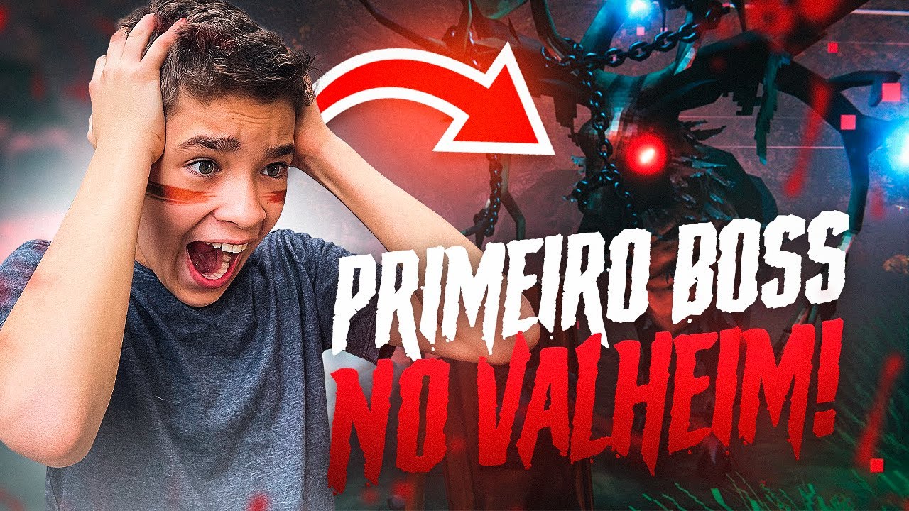 PRIMEIRO CHEFÃO NO VALHEIM!!!