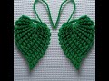 Tunisian crochet flower leaf - begginners - easy step by step 3D Crochet flower tutorial - Part 2