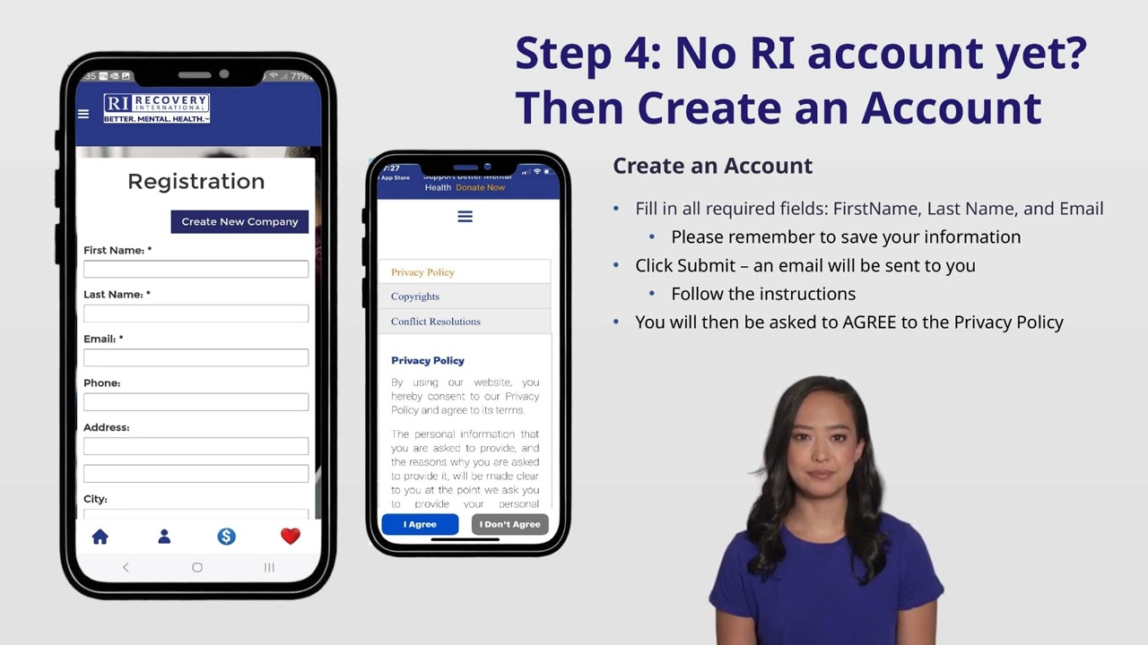 Recovery International App Tutorial