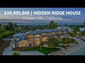 Brand new one-of-a-kind masterpiece on a beautiful 1.77 acre view lot in Hidden Hills, CA