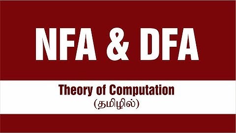 DFA & NFA | Theory of Computation | Tamil