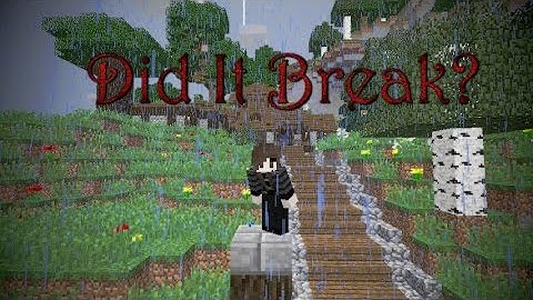 Did it break? (Minecraft 1.11)