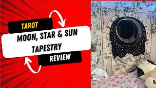 Tarot Moon Star & Sun Tapestry Review