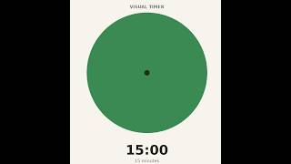 15 Minute Visual Countdown Timer