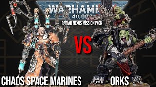 Chaos Space Marines Vs Orks - Warhammer 40k 10th Edition