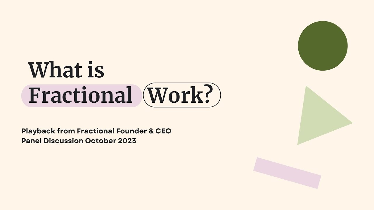 What Is Fractional Work? │Playback From Fractional Event