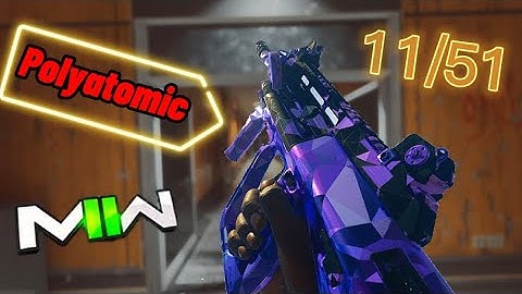 Mw2 polyatomic camo guide 11/51   (STB 556) assault rifle