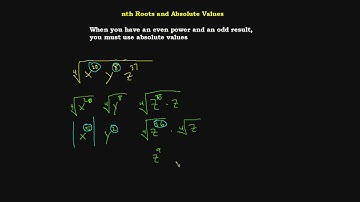 nth Roots and Absolute Values 2