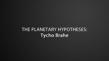 Kepler’s New Astronomy: Tycho Brahe