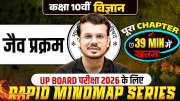 जैव प्रक्रम (Life Processes) – Full Chapter Revision | Class 10 Biology | UP Board 2026