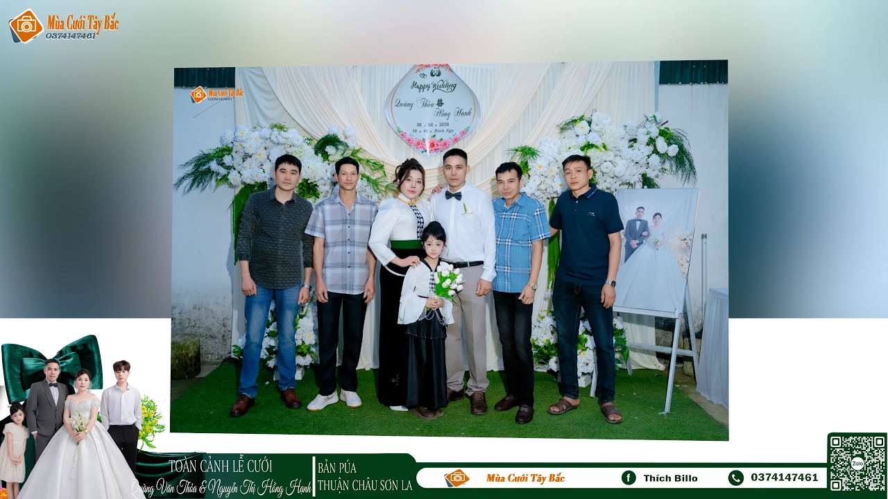 TOÀN CẢNH LỄ CƯỚI ]] QUÀNG THỎA VÀ HỒNG HẠNH TẠI BẢN PÚ THUẬN CHÂU SƠN LA
