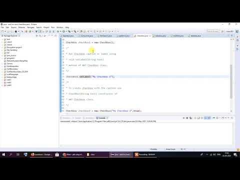 1.AWT- Creating Checkboxes.