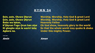 CCC Hymn 54 (Esin, esin, Oluwa Olorun...) CCC,Redemption Parish Winnipeg.Canada