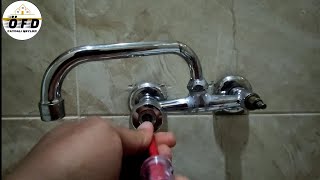 Dripping faucet repair | Sink faucet installation | Pivoting head tap dripper | DIY PROJECT NEW
