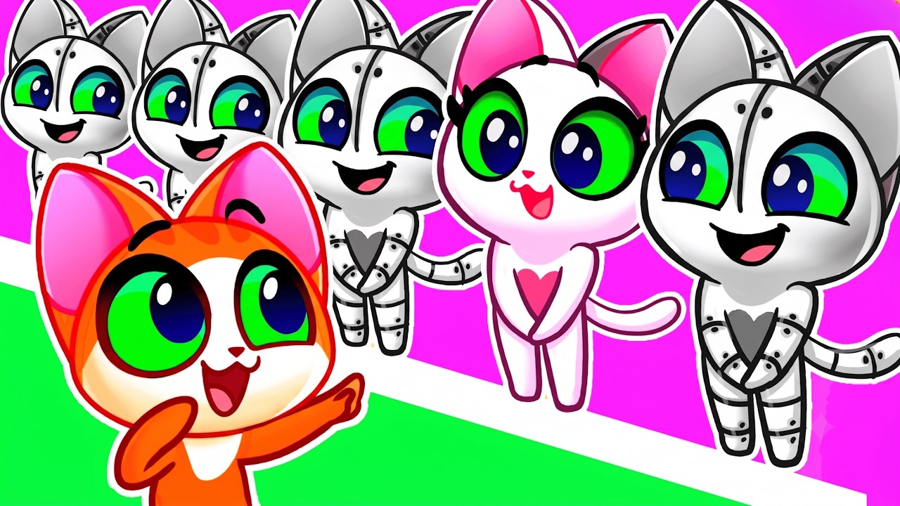 Where Is Mommy? 🤖 Funny Robot Mommy Story for Kids | Purr-Purr