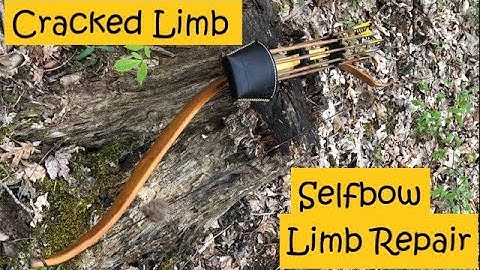 Cracked Selfbow Limb, How I Repaired