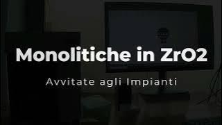 Monolitiche in ZrO2 Avvitate agli Impianti
