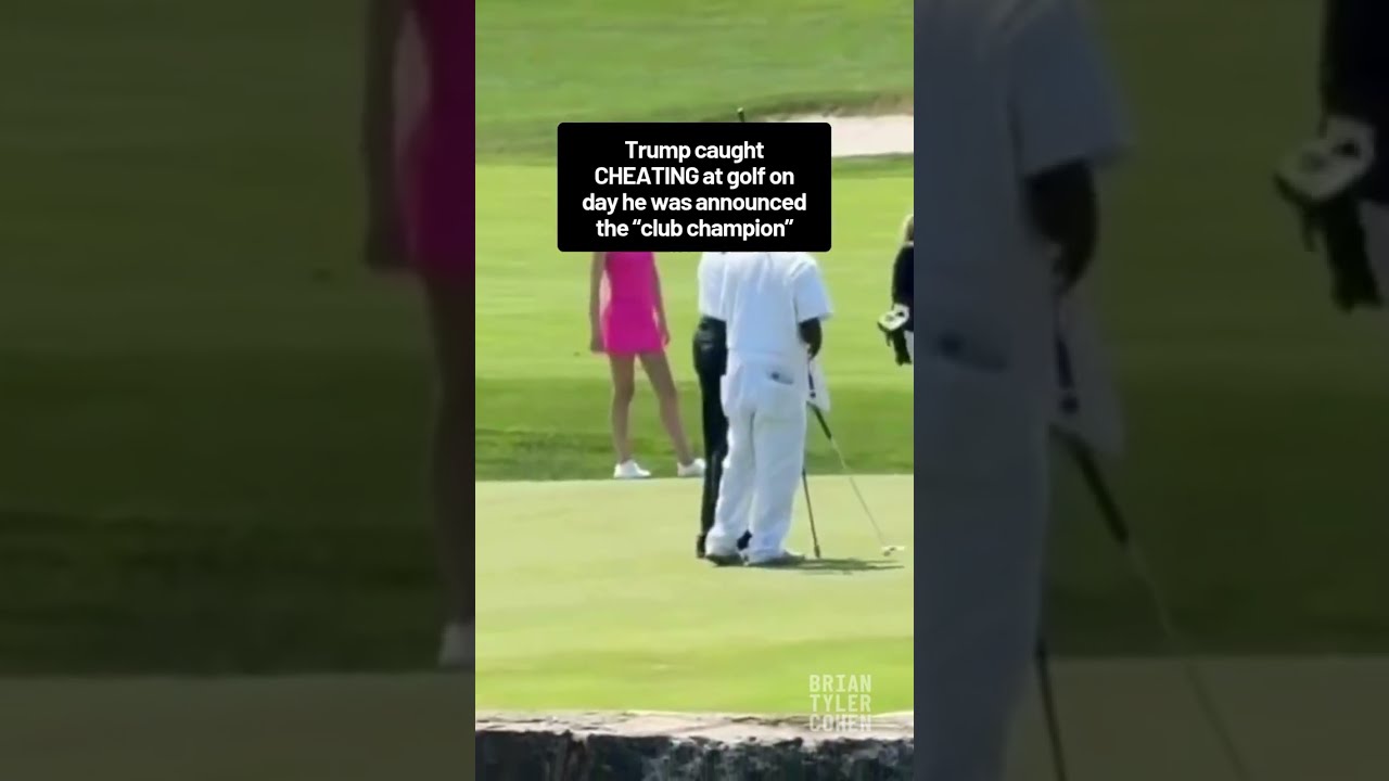 Trump Caught CHEATING At Golf On Day He Was Announced The Club Champion 