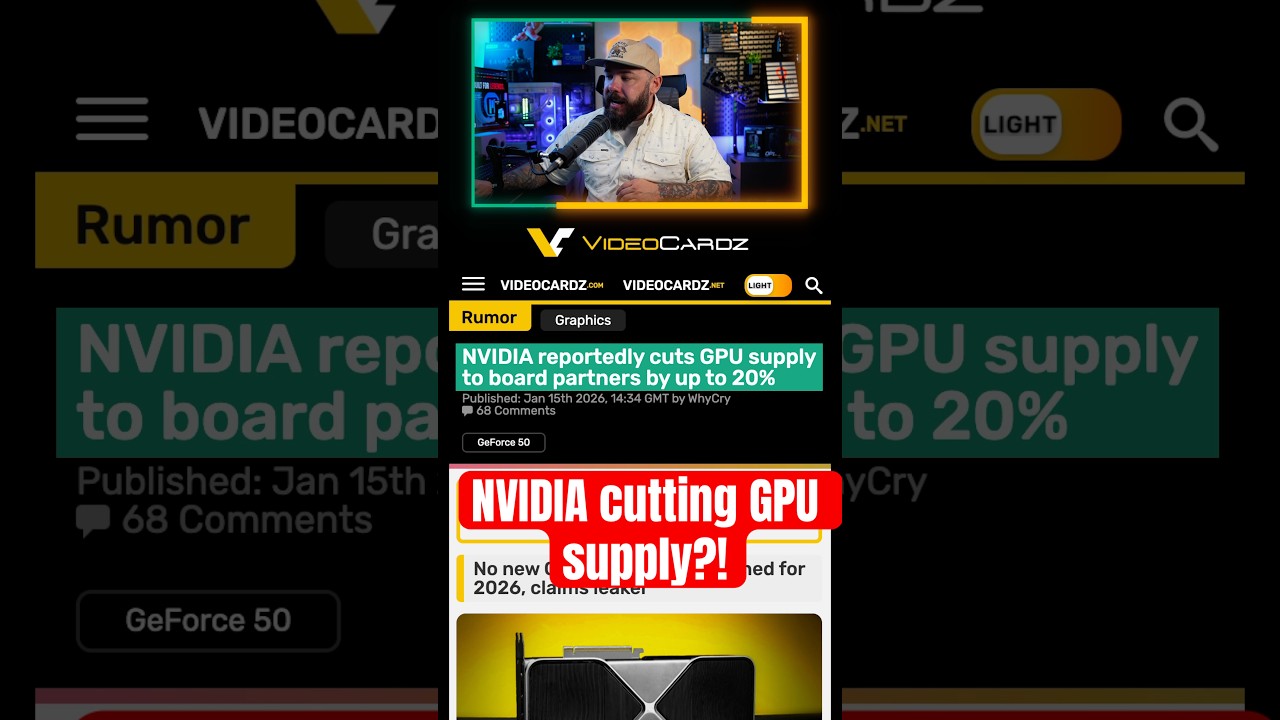 NVIDIA Cutting GPU Supply?
