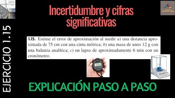 Solución física Universitaria Sears Zemansky ejercicio 1.15 #sears #física #universidad #maths