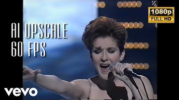 Céline Dion - Think Twice (Live For Peace: A Royal Gala 1995) AI UPSCALE 60FPS