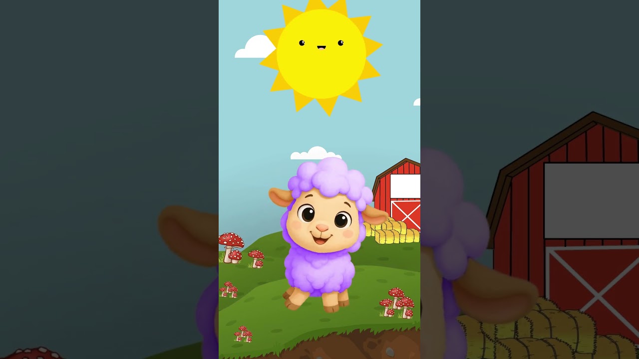 Color Song | Colorful Sheep Song for Kids | Learn Colors | Fun Nursery Rhyme 🎨🐑 