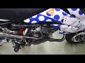 XR100（ミニバイクレース車両）ヘッド修理後の始動確認