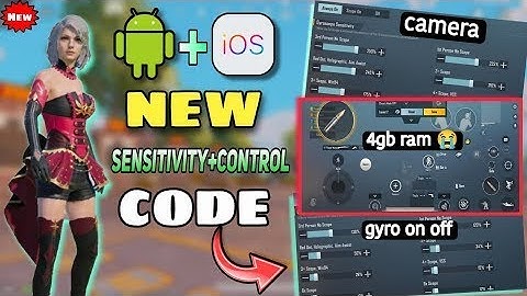 New Update 2.1 !! Best Sensitivity CODE +Control Setting PUBG Mobile | BGMI After Update 2.1
