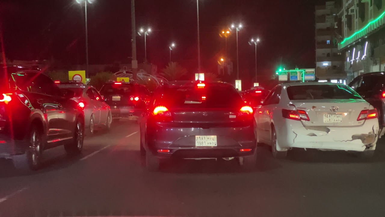 جولة مسائية داخل مدينة الطائف ‏4k‏Evening Tour inside the city of Taif‏(Saudi Arabia) in Ramadan